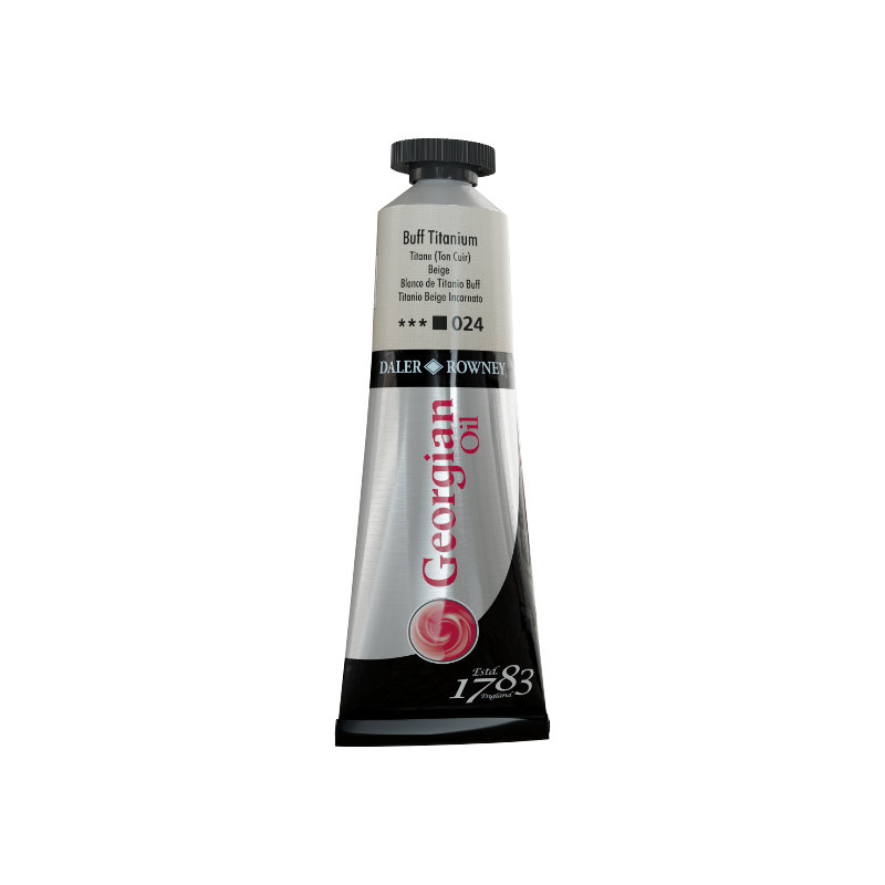 Georgian Oil Colour 38ML Buff Titanium, Oil Paints