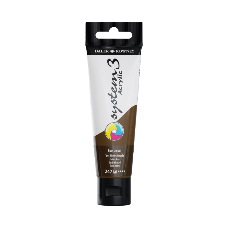 SYS 3 59ML RAW UMBER, Acrylic Paints
