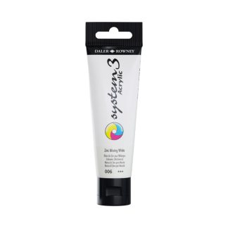 SYS 3 59ML ZINC MIXING WHITE, Acrylic Paints