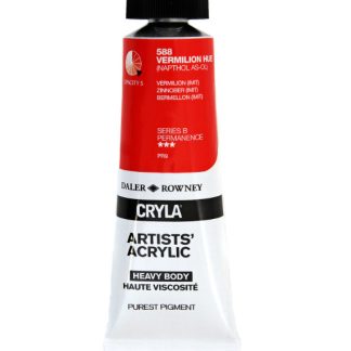 CRYLA 75ML VERMILION HUE, Acrylic Paints