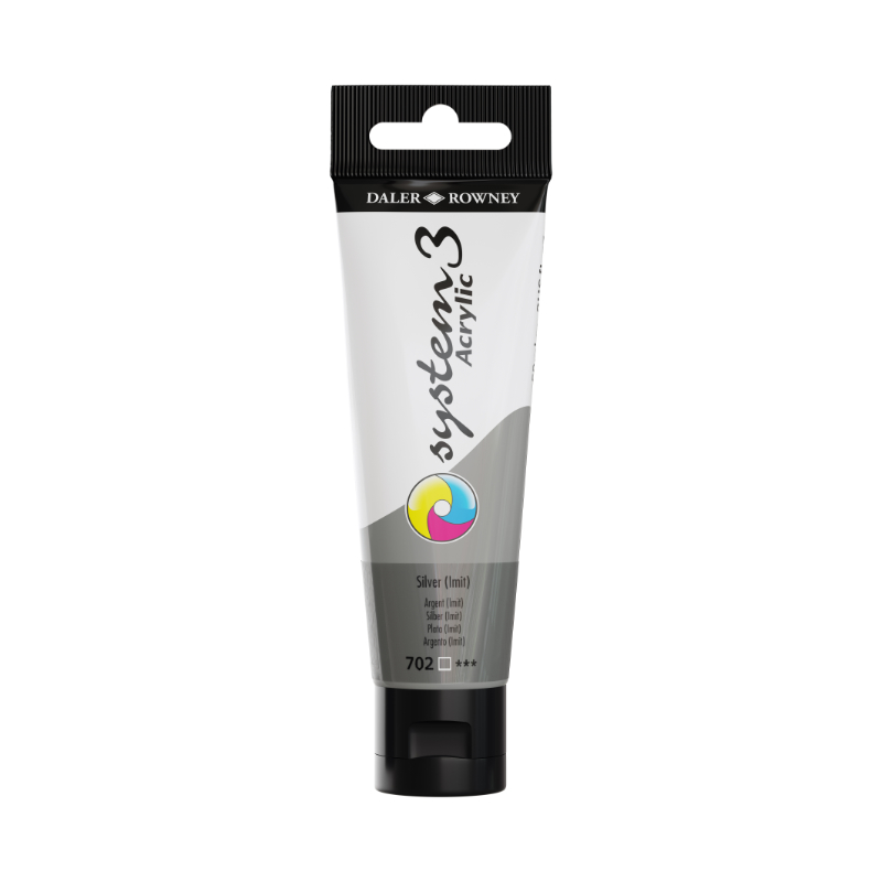 SYS 3 59ML SILVER (HUE), Acrylic Paints