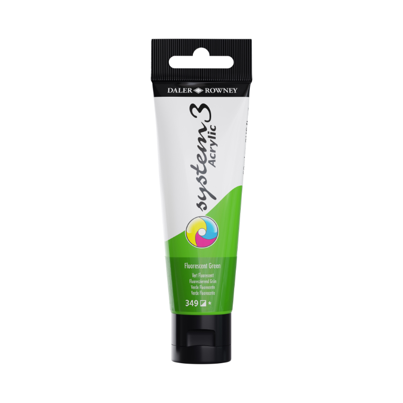 SYS 3 59ML FLUORESCENT GREEN, Acrylic Paints