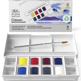 Cotman Watercolour 8 Half Pan Skyscape Pocket Set