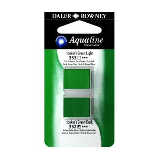 Aquafine Half Pan Hookers Green & Light Green