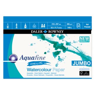 Aquafine Watercolour Smooth Pad 300gsm A4