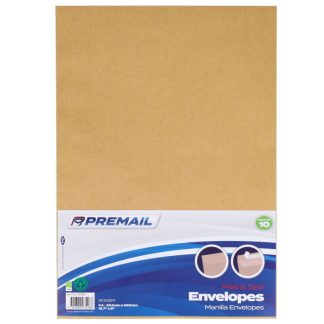 Premail C4 Manilla Peel & Seal Envelopes 10 pack