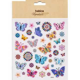 Habico Signature Gem Stickers Assorted Butterflies