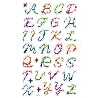 Habico Signature Crystal Stickers Alphabet