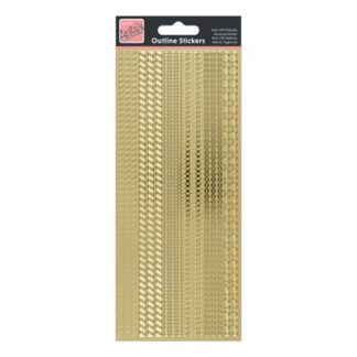 Assorted Borders Gold Stickers