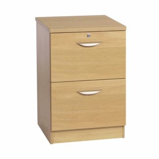 Wooden 2 Drawer Filing Cabinet
