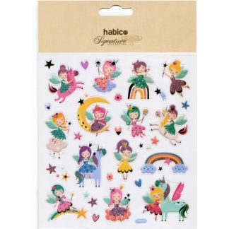 Glitter Stickers Fairies And Unicorns, Stickers