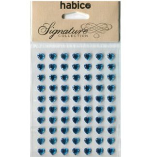 Habico Signature 8mm Heart Shaped Gems Turquoise