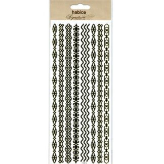 Habico Signature Border Stickers Gold