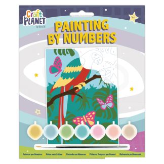 Mini Paint By Number Parrot