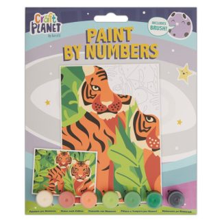Mini Paint By Numbers Tiger
