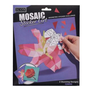 Icon Mosaic Sticker Art Flowers