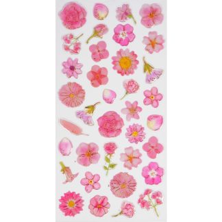 Habico Signature Flower Stickers Pink